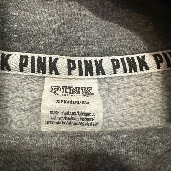 Victoria's Secret PINK Charcoal Cowl Neck Sweater - Picture 3 of 5